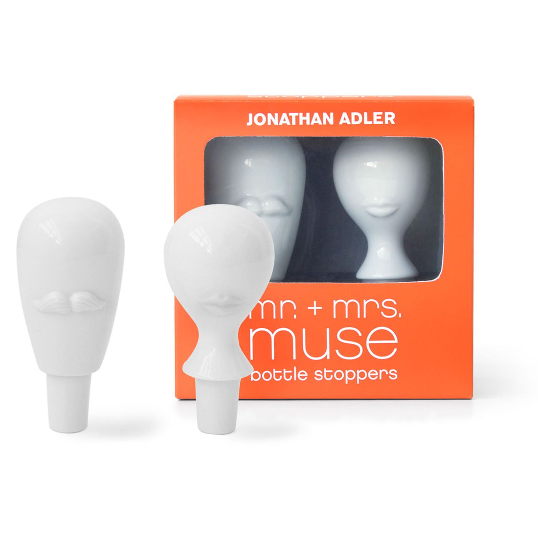 Designer-Flaschenverschlüsse im ikonischen Muse-Design von Jonathan Adler