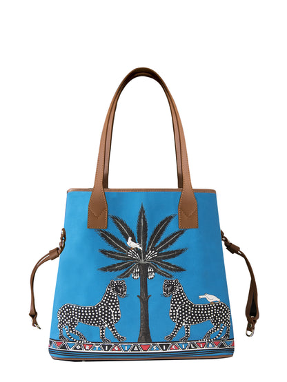 Tote Bag GATTOPARDO BLUE von Ortigia Sicilia