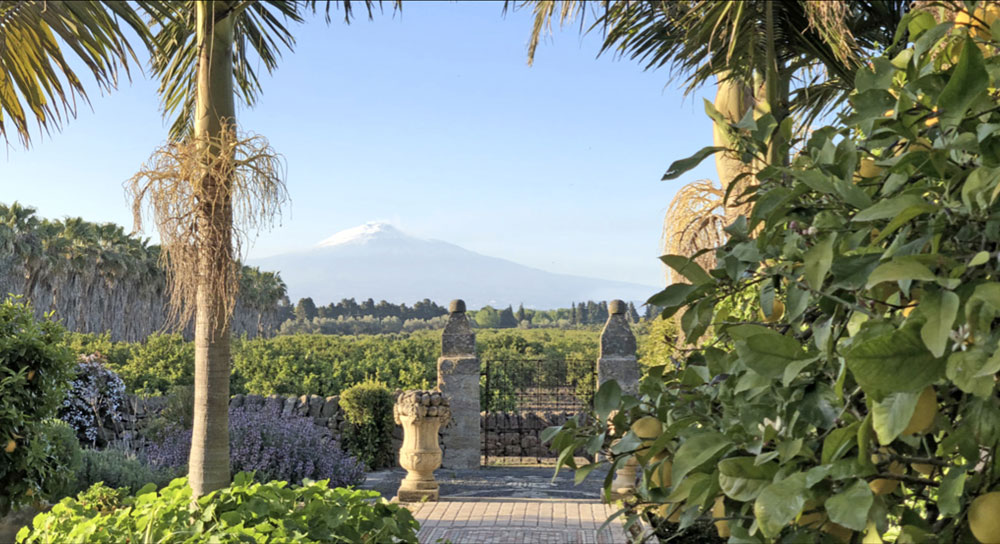 Panorama-Blick auf Berg Ätna in Sizilien - von Hersteller Ortigia Sicilia