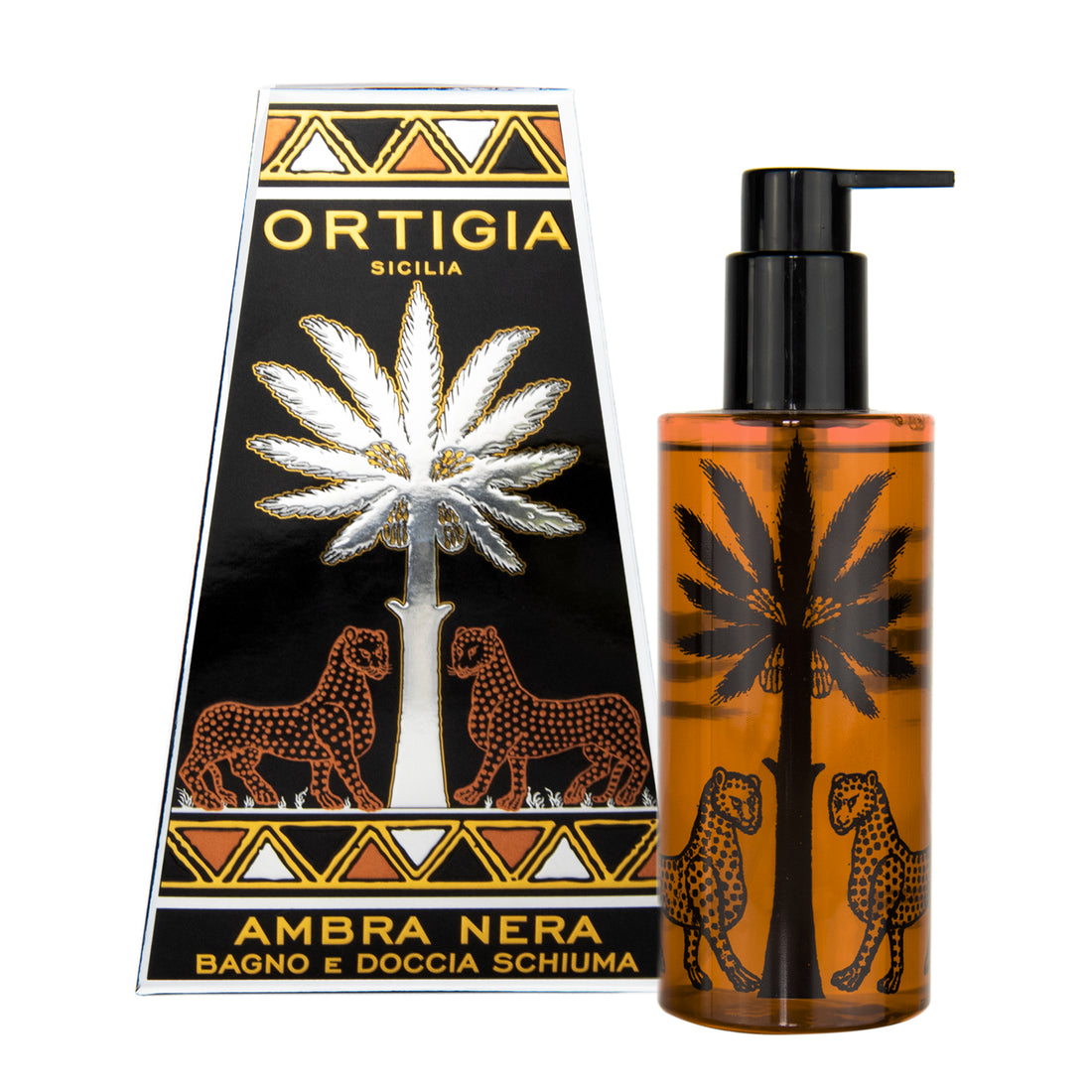 Duschgel AMBRA NERA 250ml von Ortigia Sicilia