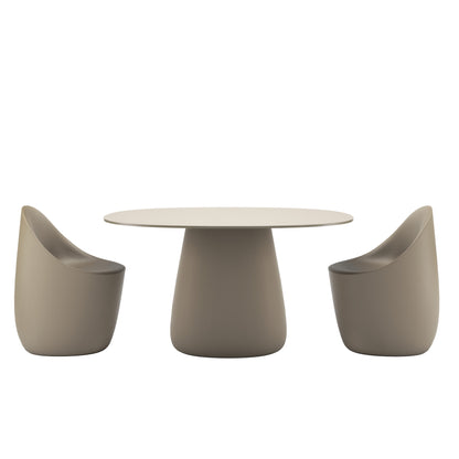 Outdoor Möbel - Cobble Table TOP 135, für drinnen &amp; draußen in dove grey
