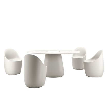 Outdoor Sitzgruppe Cobble von Qeeboo in weiss