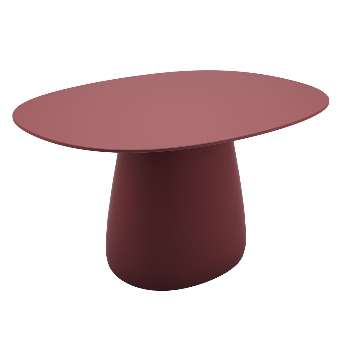 Cobble Table TOP 135, für drinnen &amp; draußen in rot