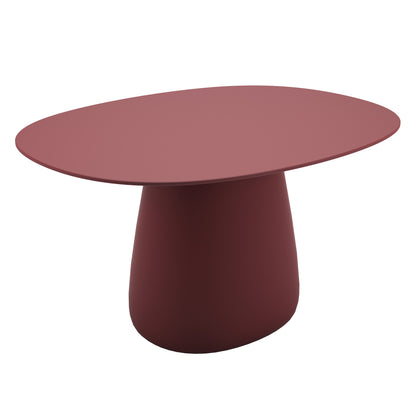 Cobble Table TOP 135, für drinnen &amp; draußen in rot