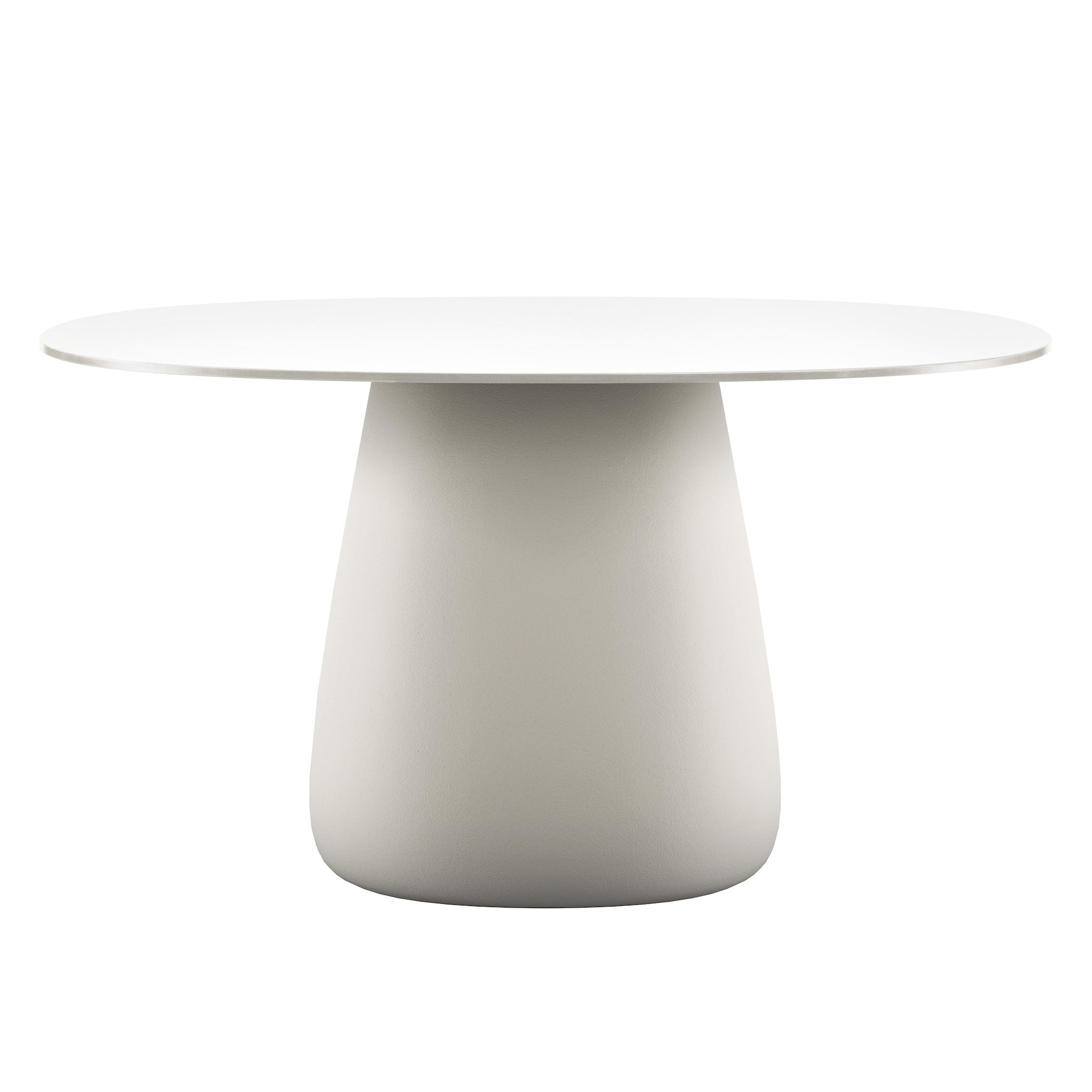 Cobble Table TOP 135, für drinnen &amp; draußen in warm weiss