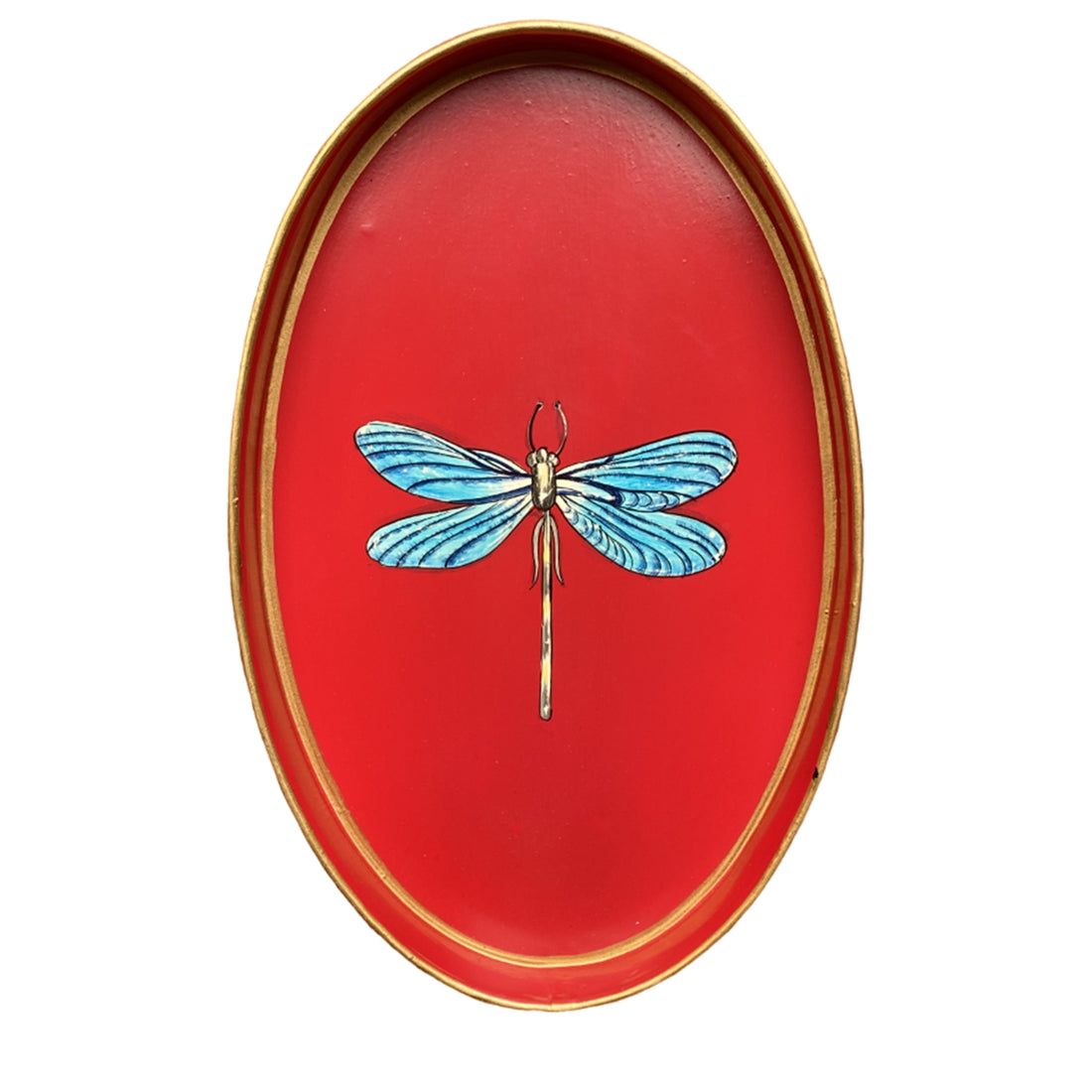 Les Ottomans – Handbemaltes Tablett „Dragonfly“