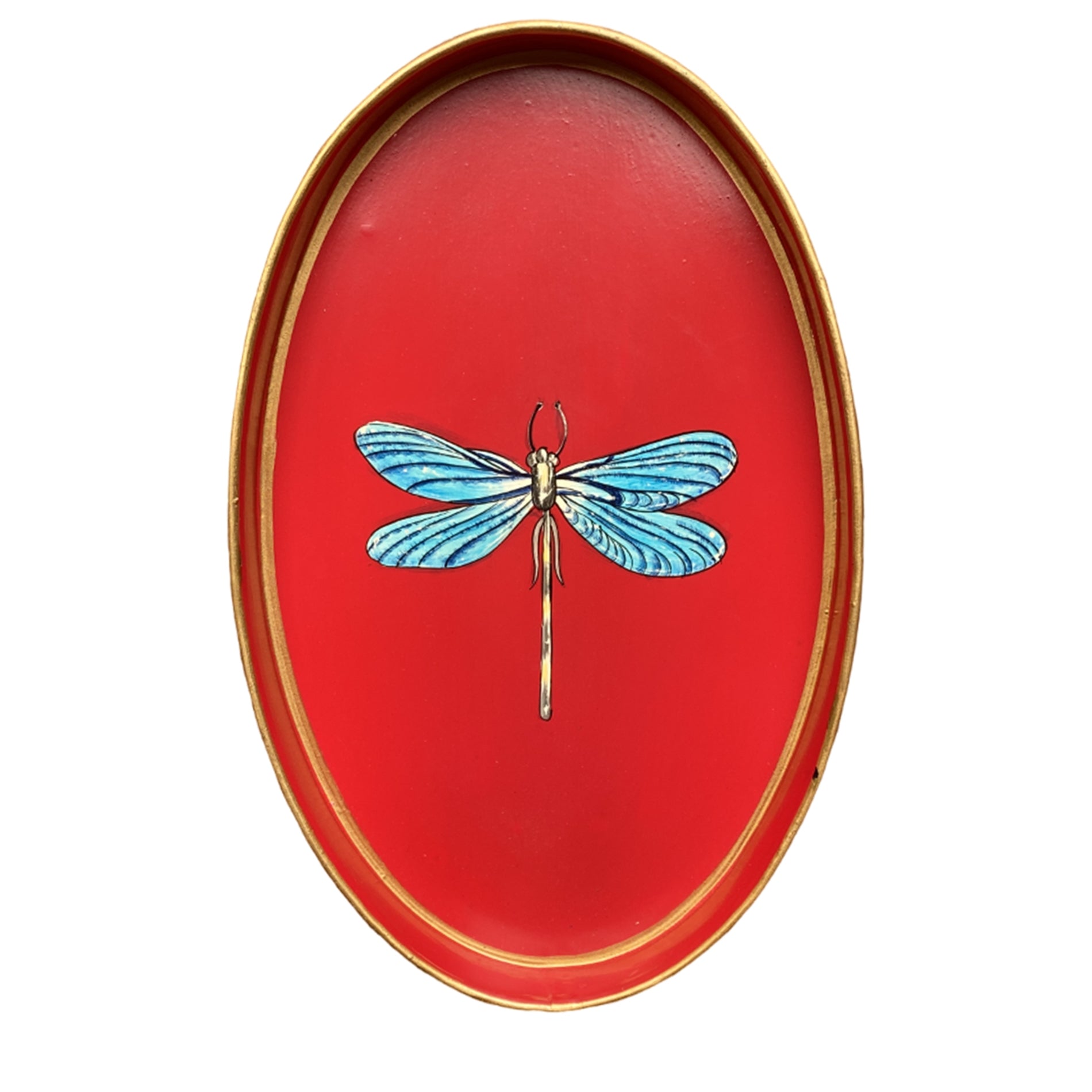 Les Ottomans – Handbemaltes Tablett „Dragonfly“