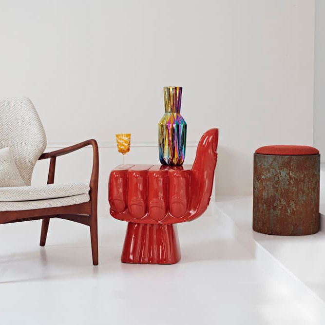 Stuhl FIST CHAIR korall-rot