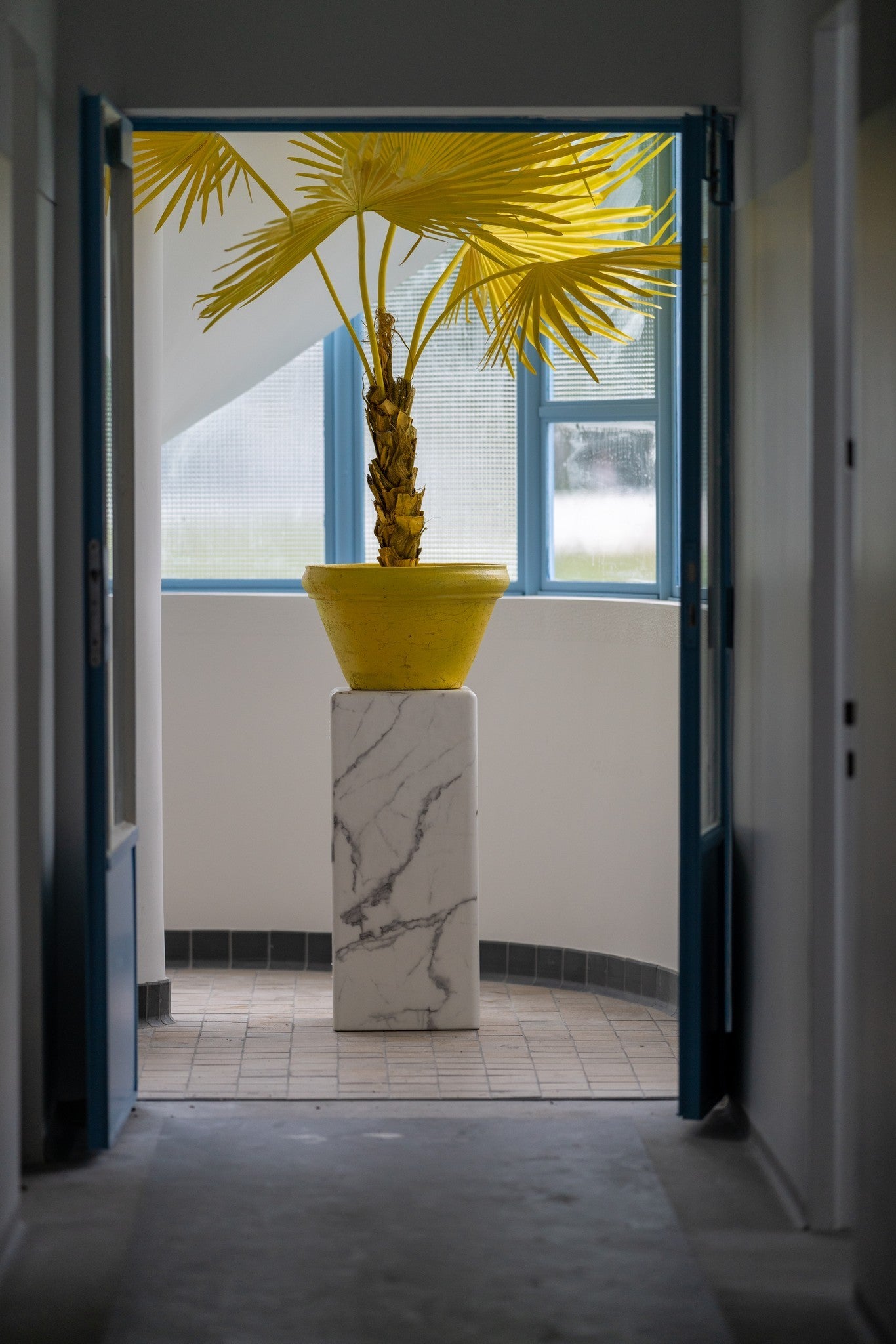 Kunstpflanze FAN PALM von POLSPOTTEN in Gelb