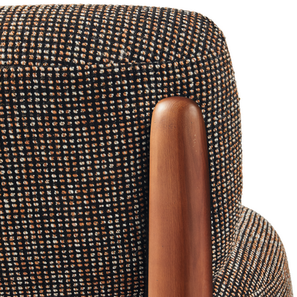 Pols Potten Sessel mit gesprenkelter Oberfläche und weicher Polsterung