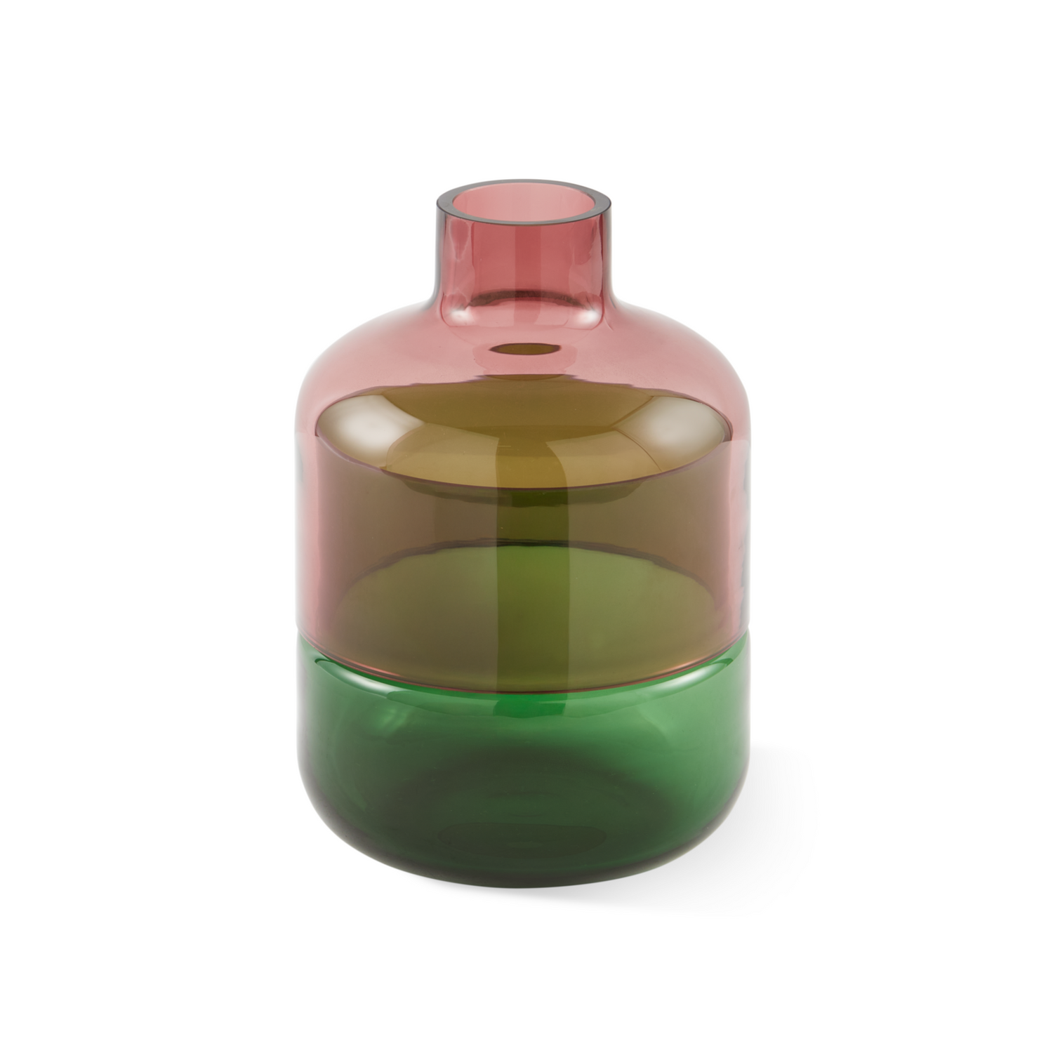 Designvase Formy S aus recyceltem Glas, Polspotten