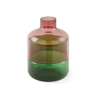 Designvase Formy S aus recyceltem Glas, Polspotten