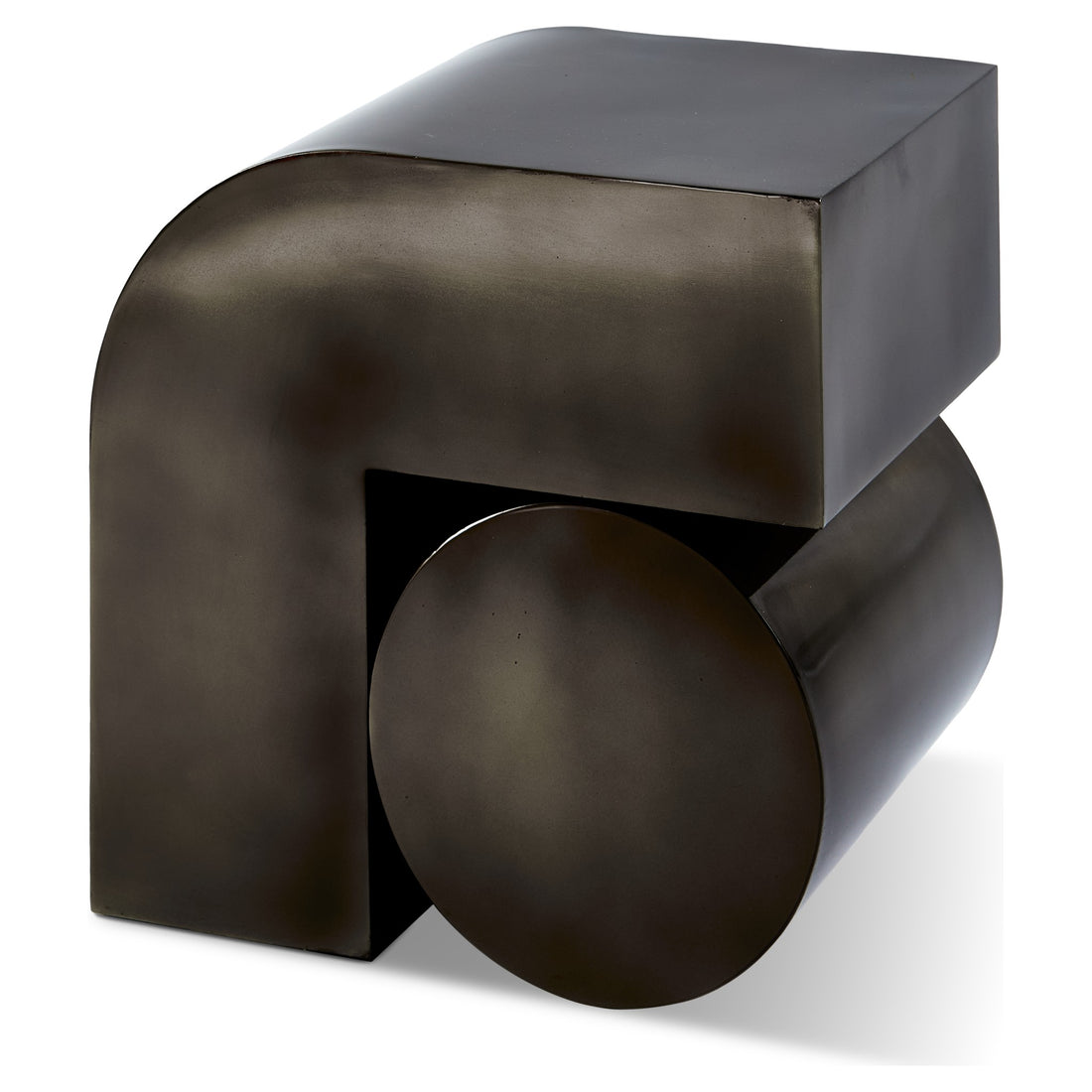 KOMBO Beistelltisch von Polspotten aus schwarzem Metall