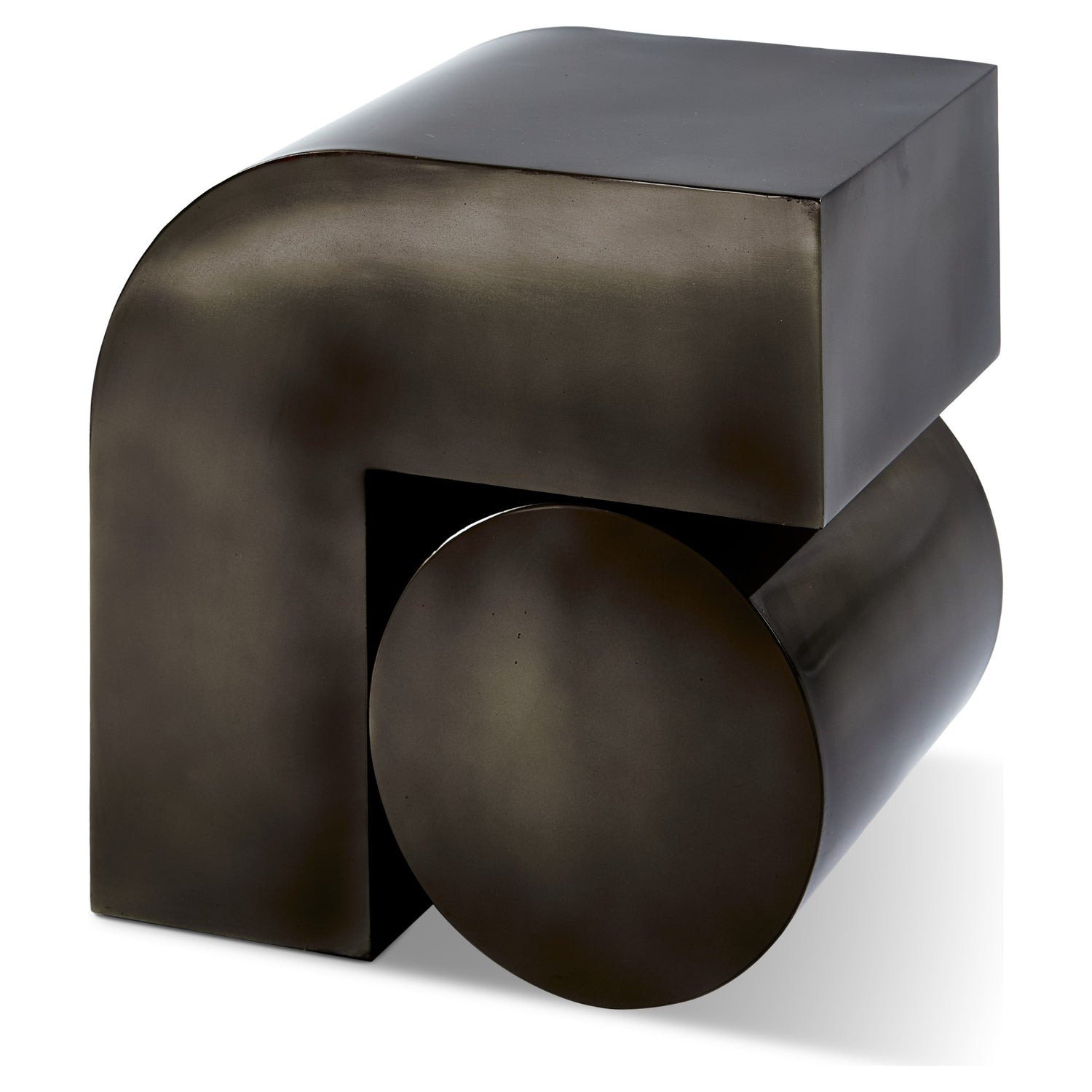 KOMBO Beistelltisch von Polspotten aus schwarzem Metall