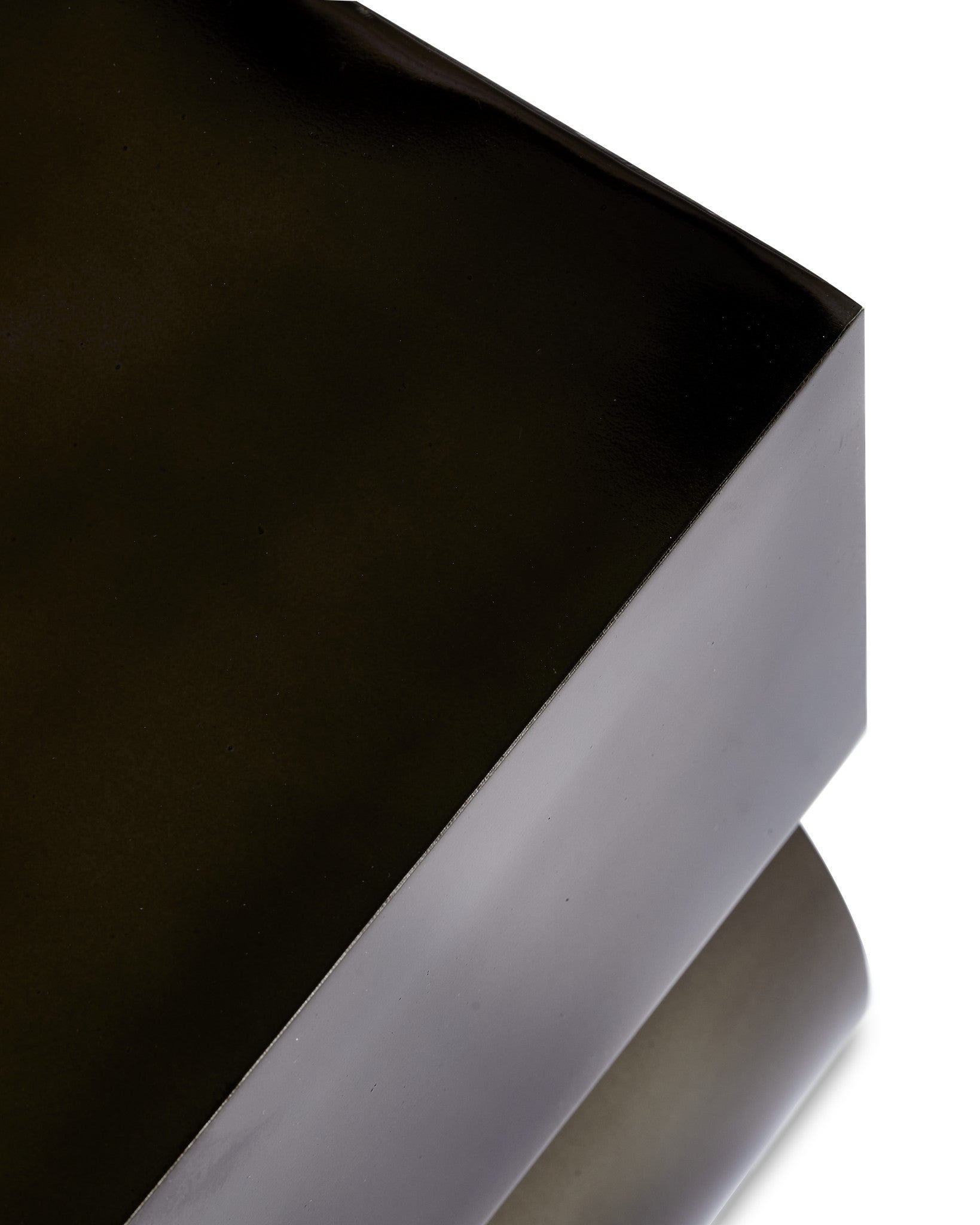 Schwarzer Metallbeistelltisch von Polspotten