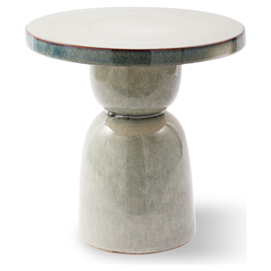 Glänzender Keramiktisch mit einzigartigen Farbverläufen