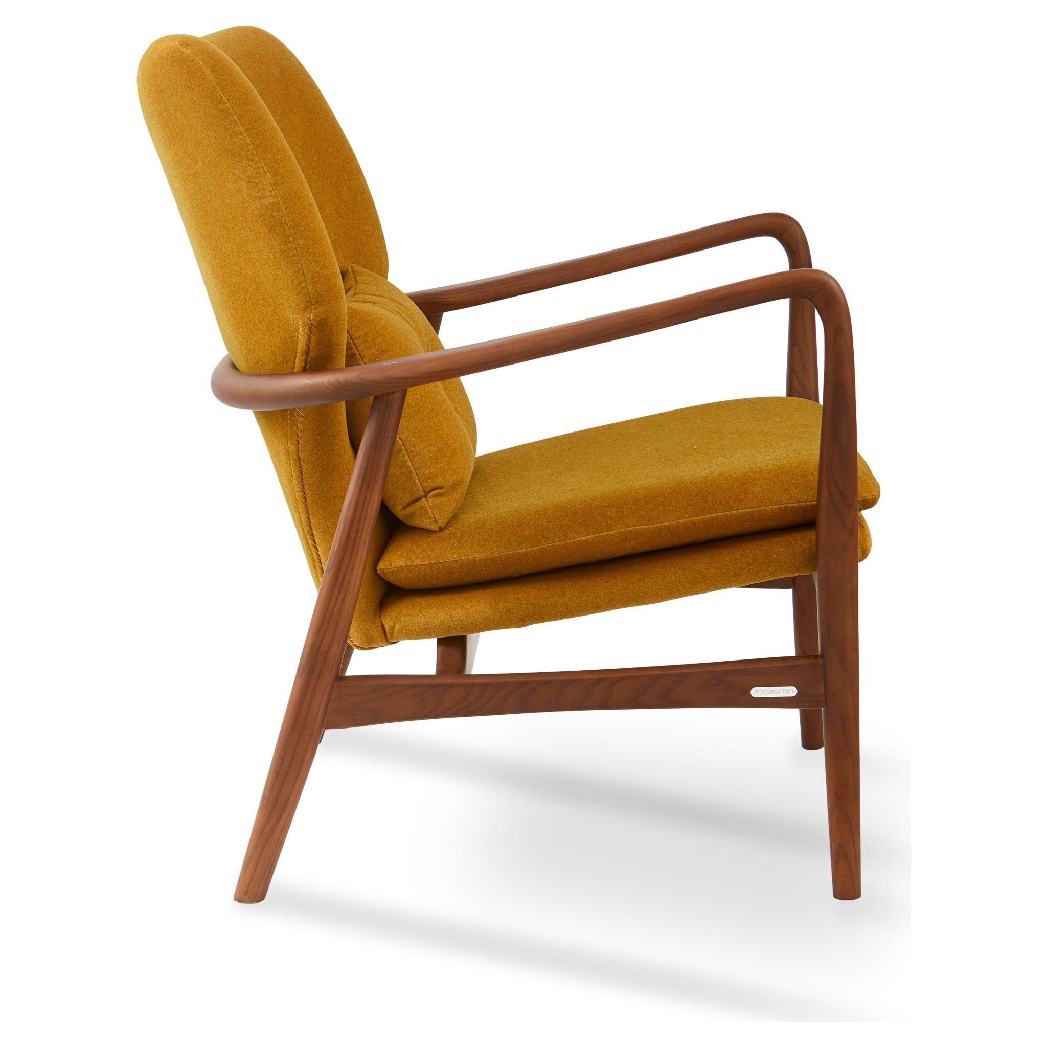 Pols Potten Soft Peggy Chair mit Kissen und Holzbeinen