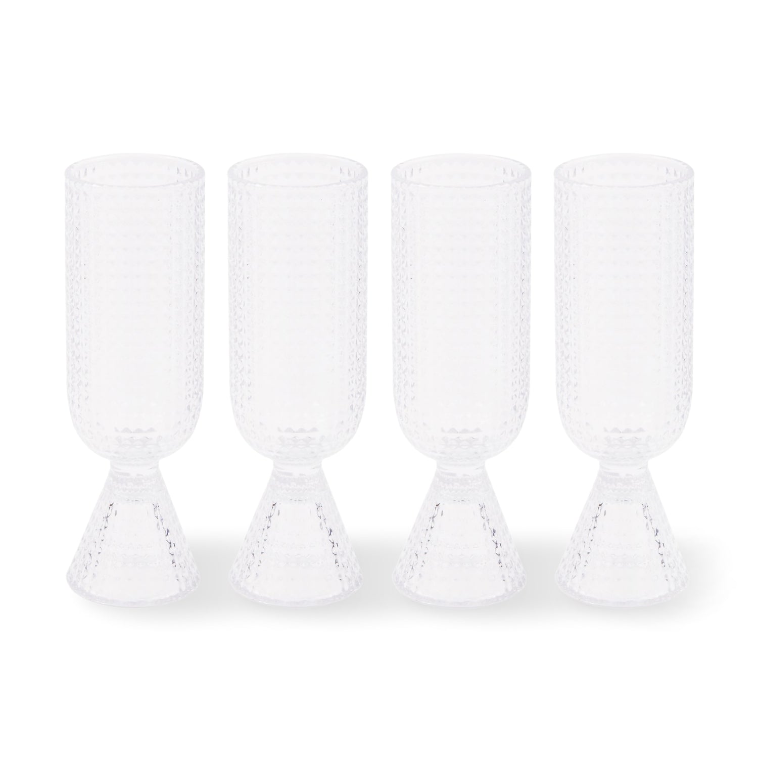 Champagnerglas ROOFTOP von POLSPOTTEN aus Glas