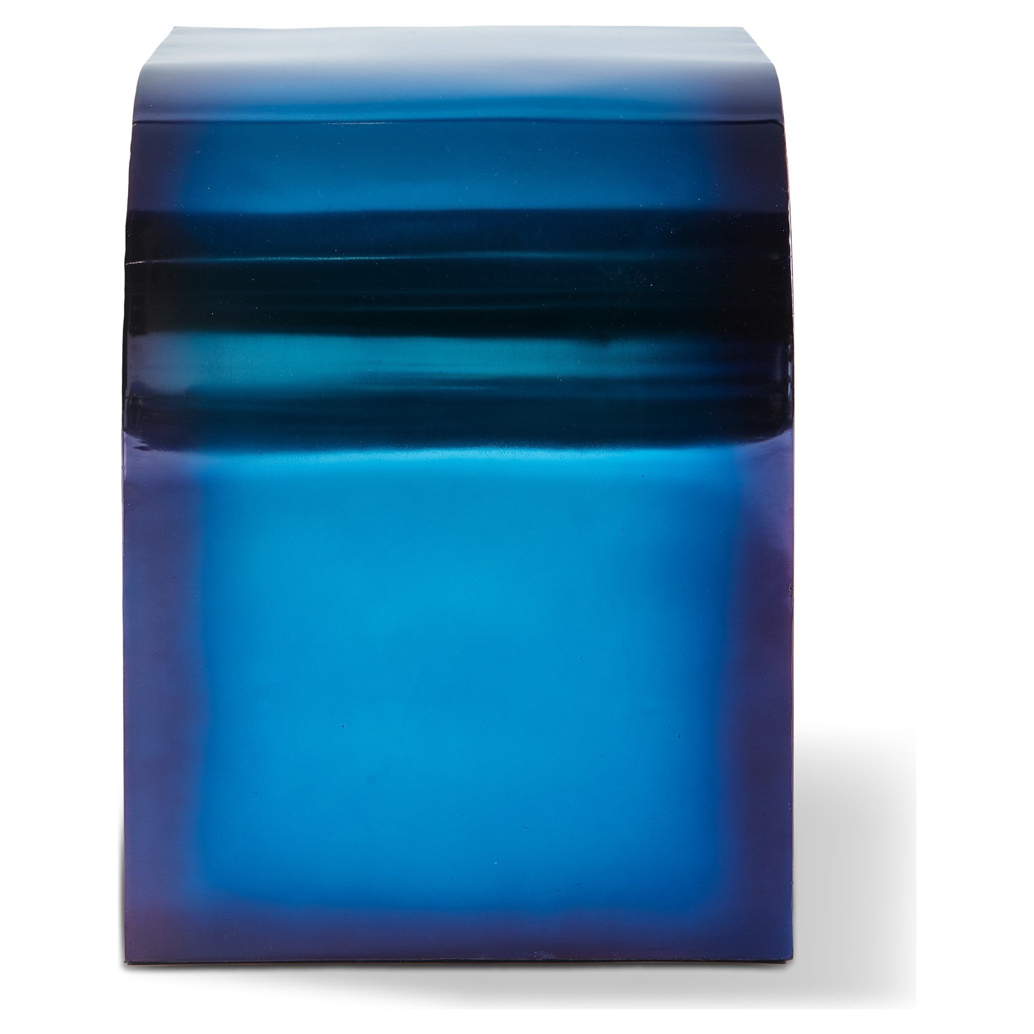 Geometrischer Metall-Beistelltisch von Polspotten