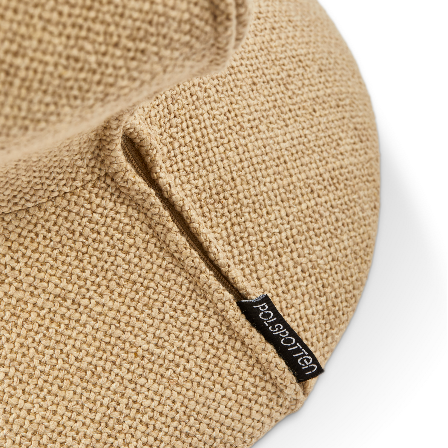 Pols Potten Zig Zag Hocker in natürlichem Beige