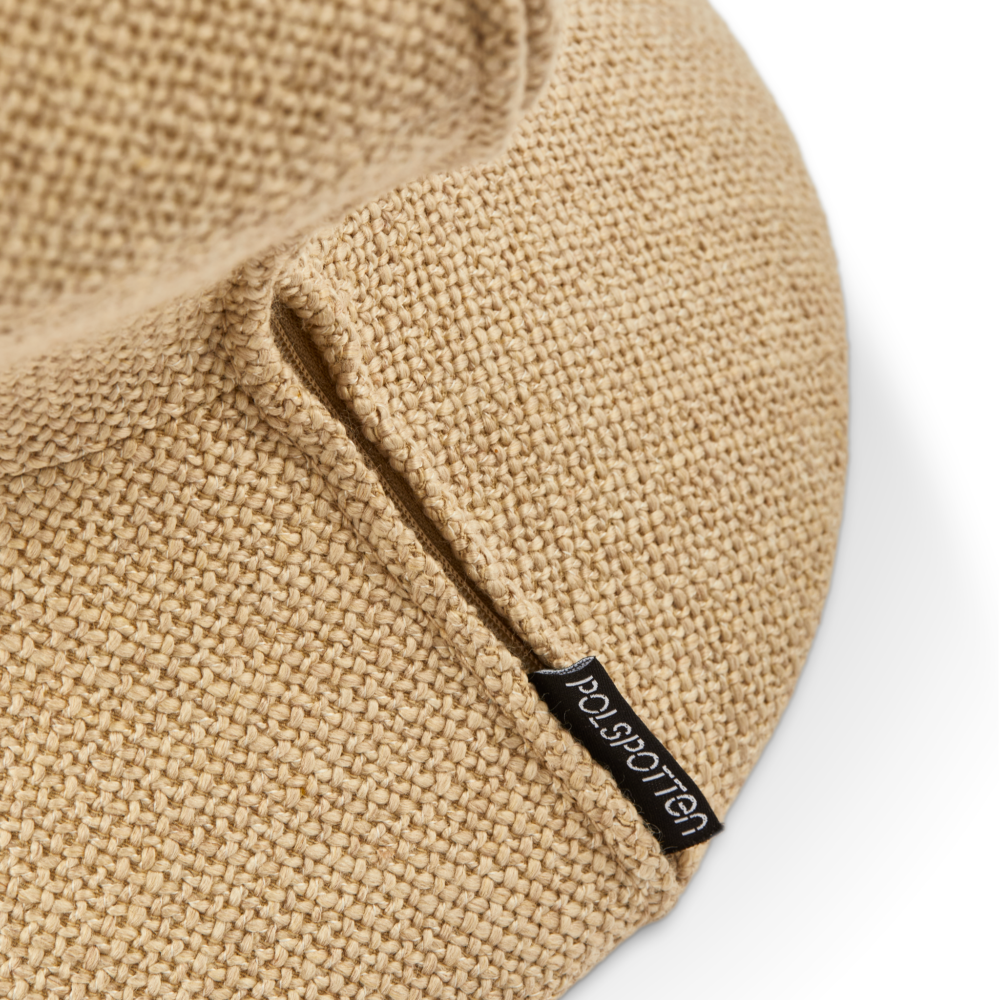 Pols Potten Zig Zag Hocker in natürlichem Beige