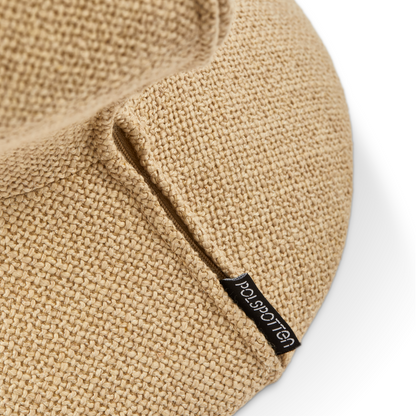 Pols Potten Zig Zag Hocker in natürlichem Beige