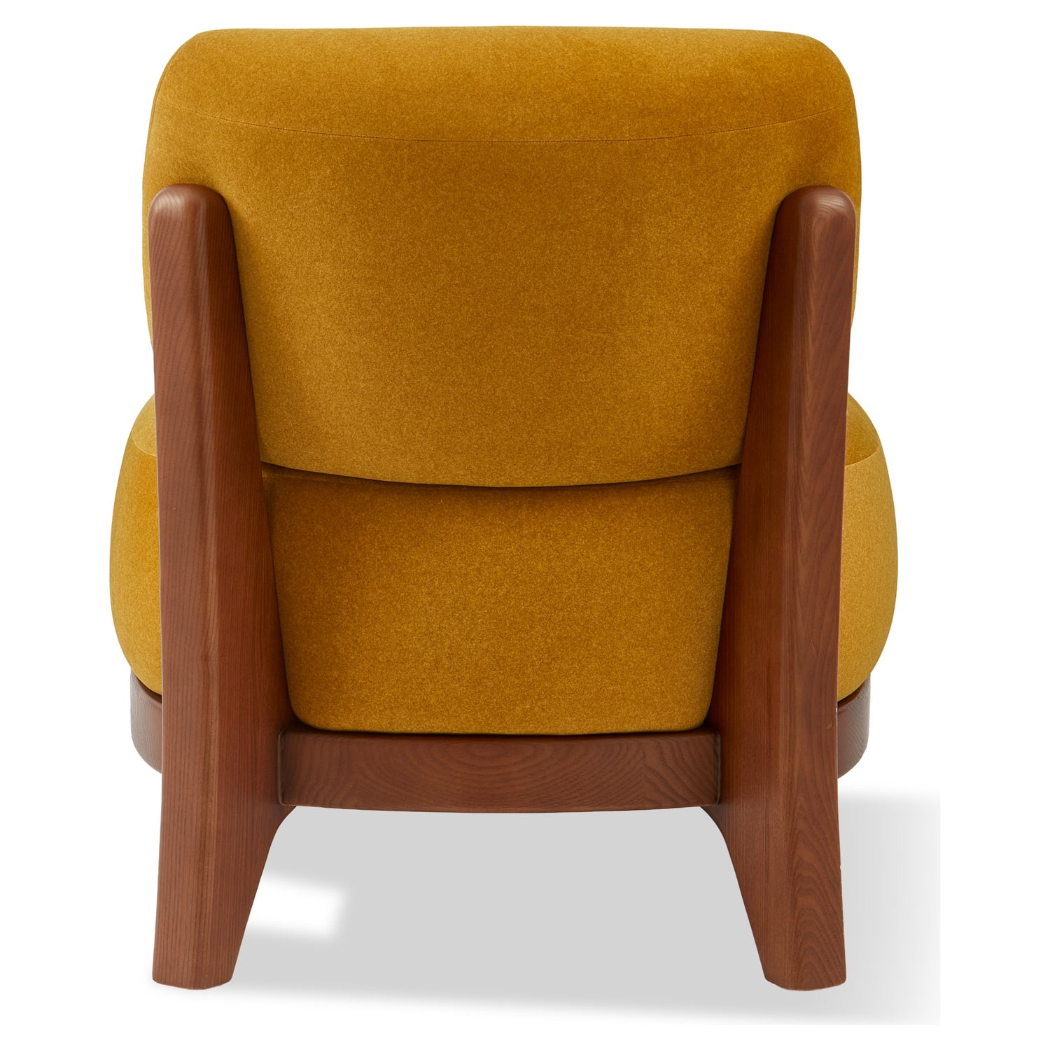 Soft Fizz Lounge Chair mit textiler Polsterung in Gelb