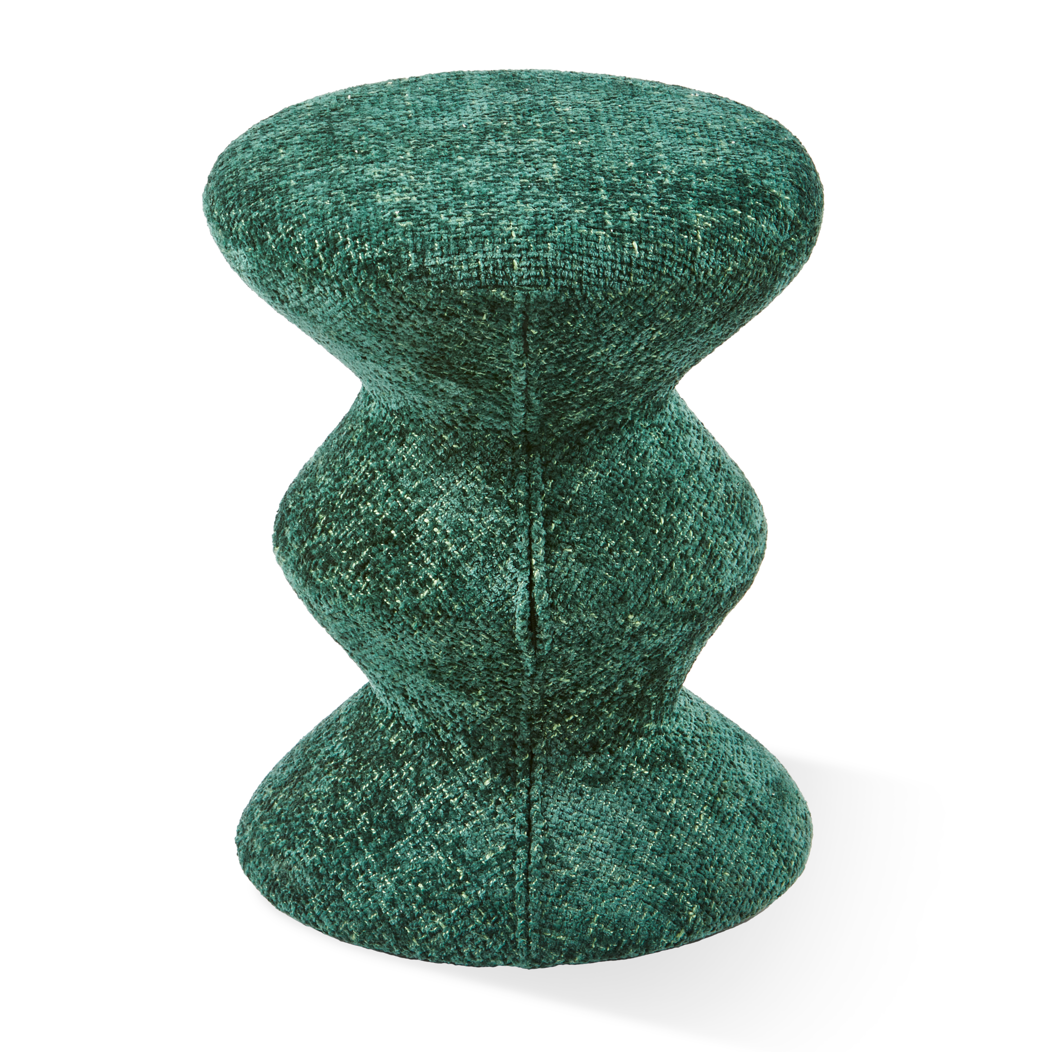 Grüner Zig Zag Hocker von Pols Potten mit organischer Form