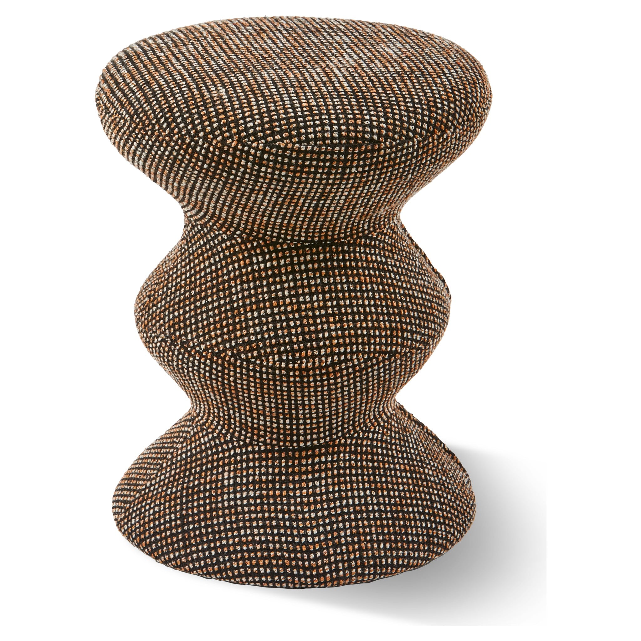 Moderner Speckle-Hocker mit gepolsterter Oberfläche