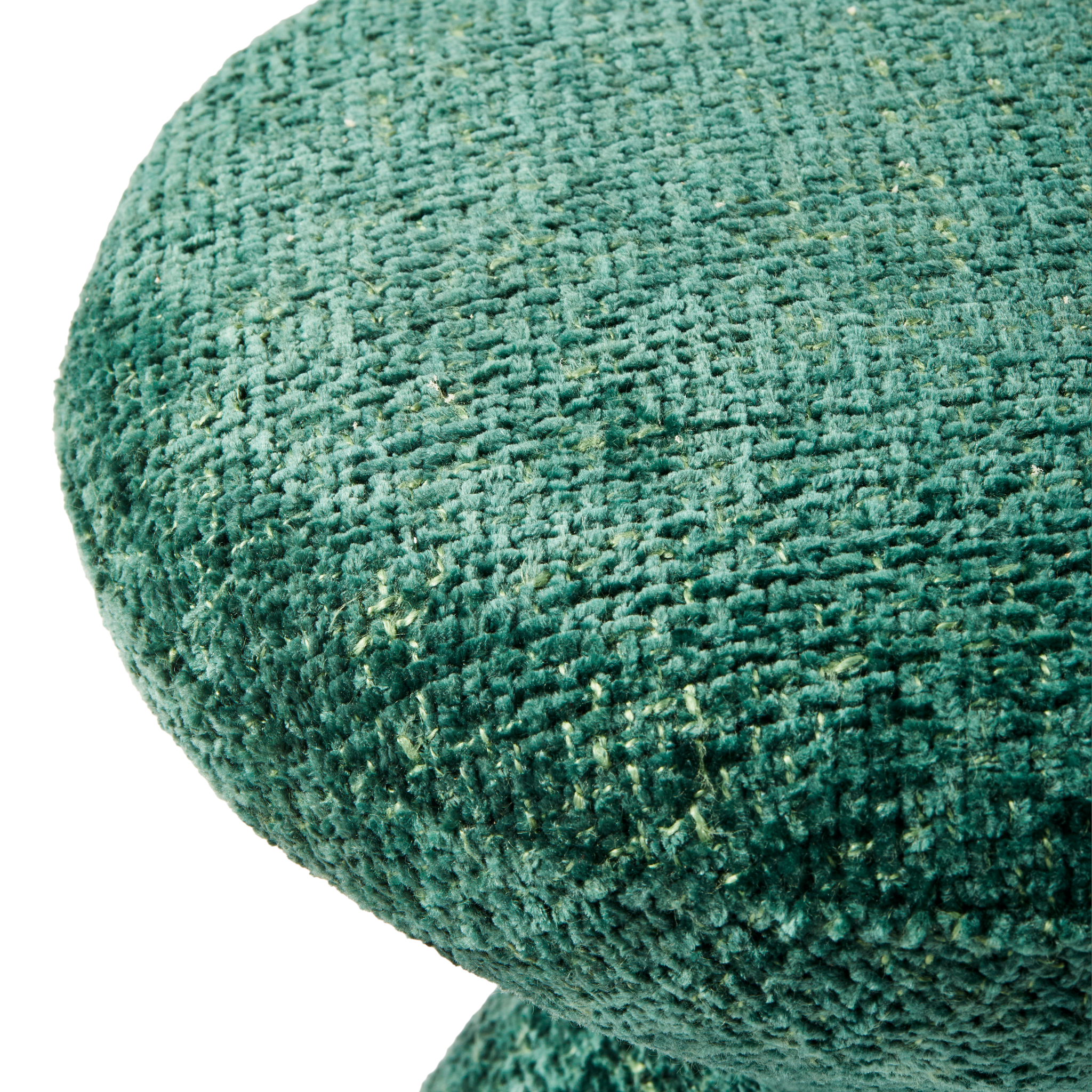 Pols Potten Soft Zig Zag Sitzhocker in strukturiertem Textil