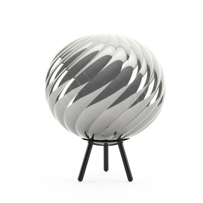 Whirl Large Portable – Design Akku-Leuchte in Silber - von Tom Dixon