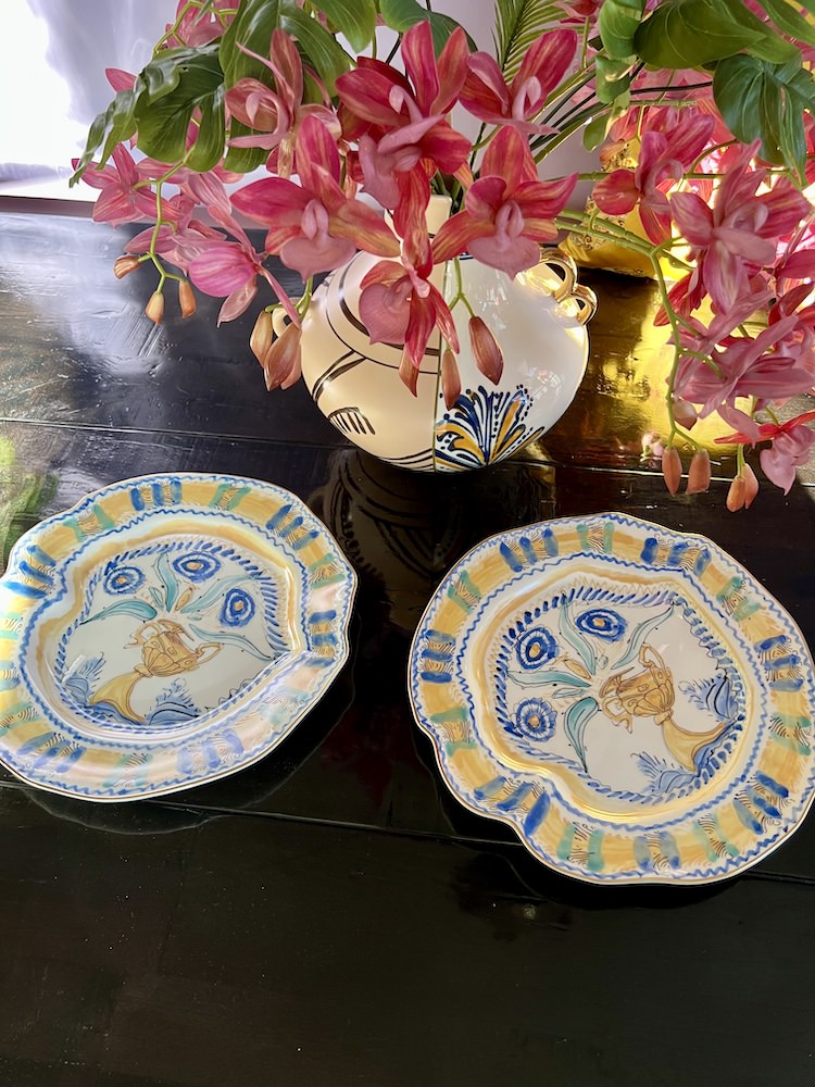 Porzellanteller Spanish Maiolica