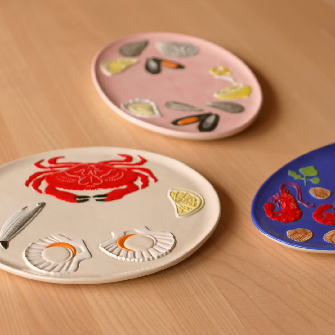 Servierteller DE LA MER der Marke &amp;k Amsterdam