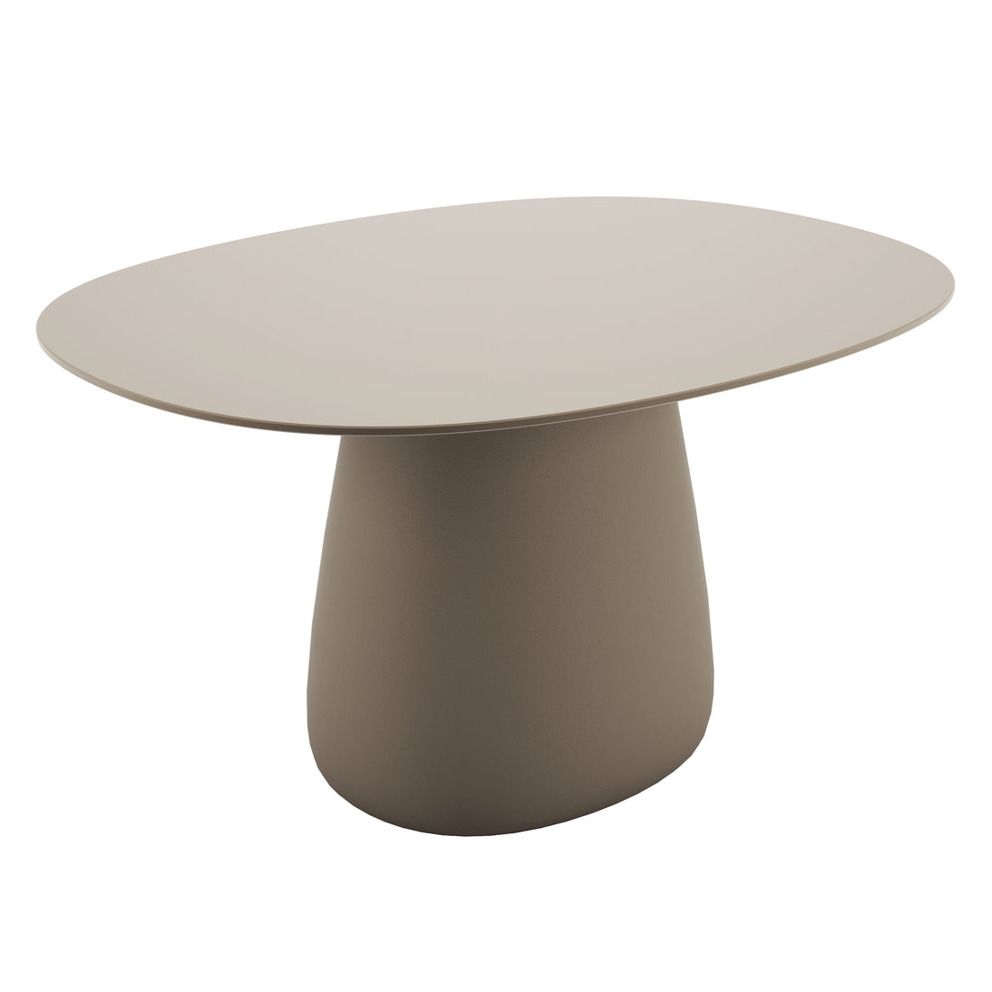Cobble Table TOP 135, für drinnen &amp; draußen in dove grey