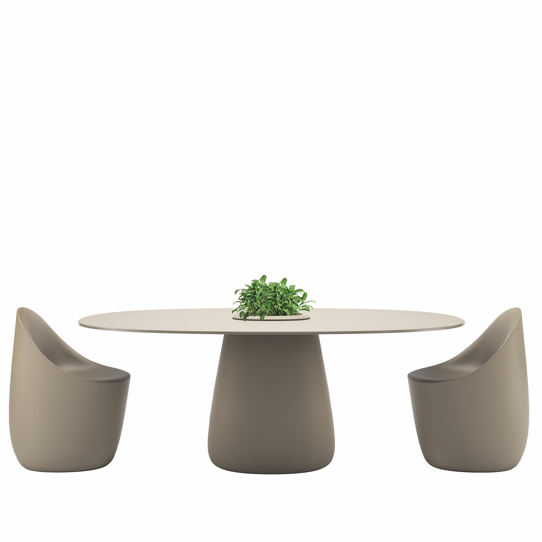 Cobble Table 190, für drinnen &amp; draußen in 3 Farben