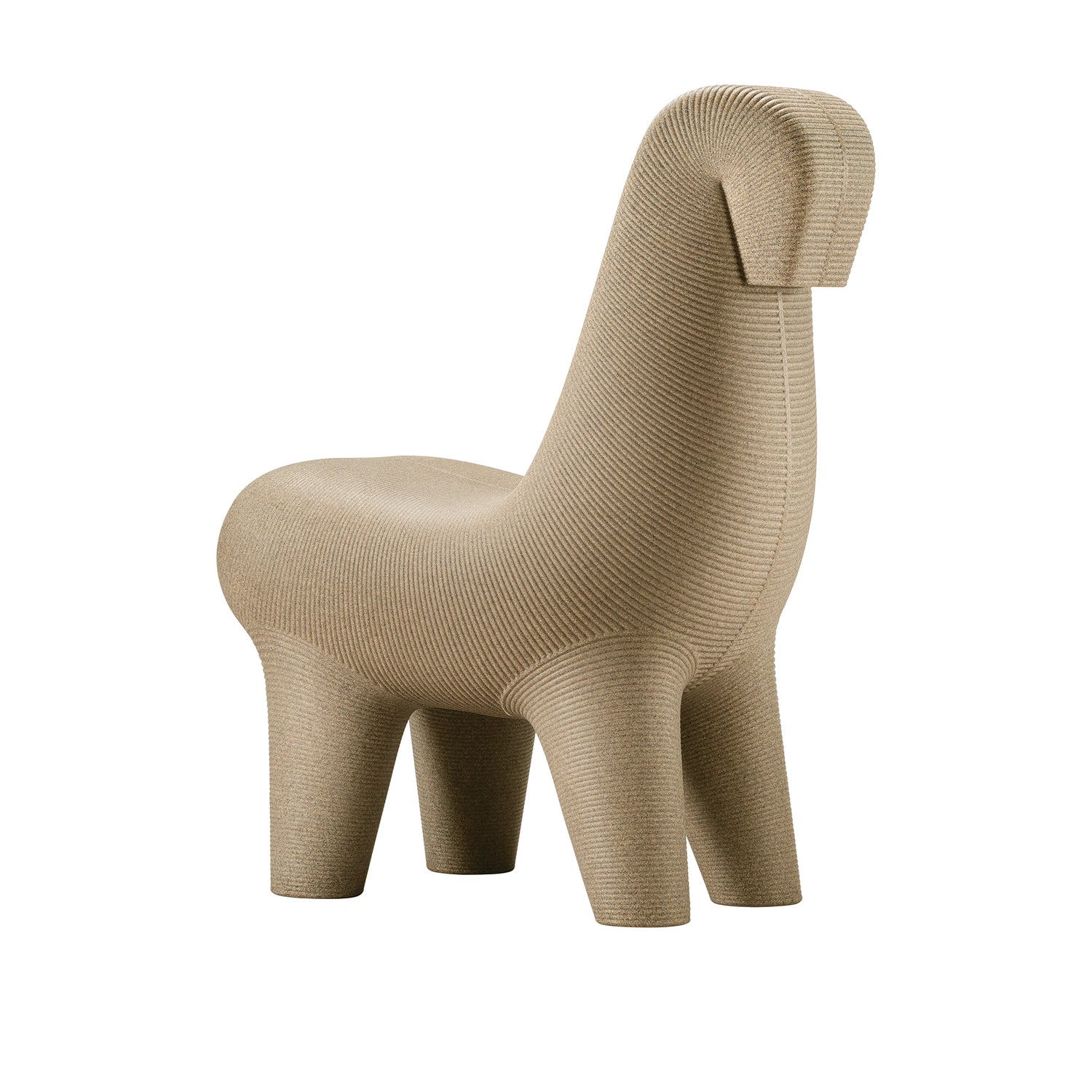 Outdoorstuhl GHODA der Marke Qeeboo n golden sand mix