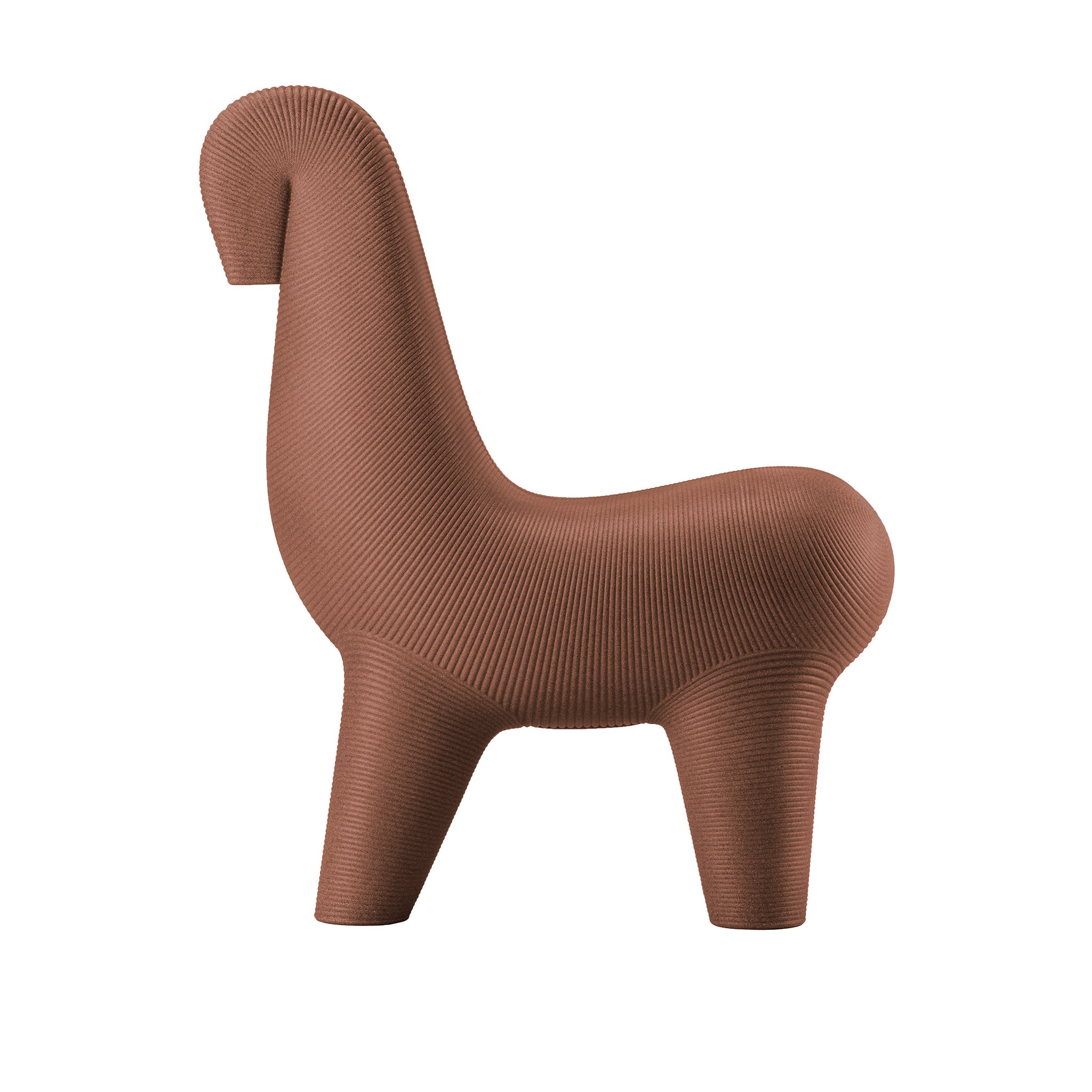 Outdoorstuhl GHODA der Marke Qeeboo n terracotta mix