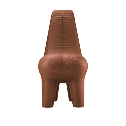 Outdoorstuhl GHODA der Marke Qeeboo n terracotta mix