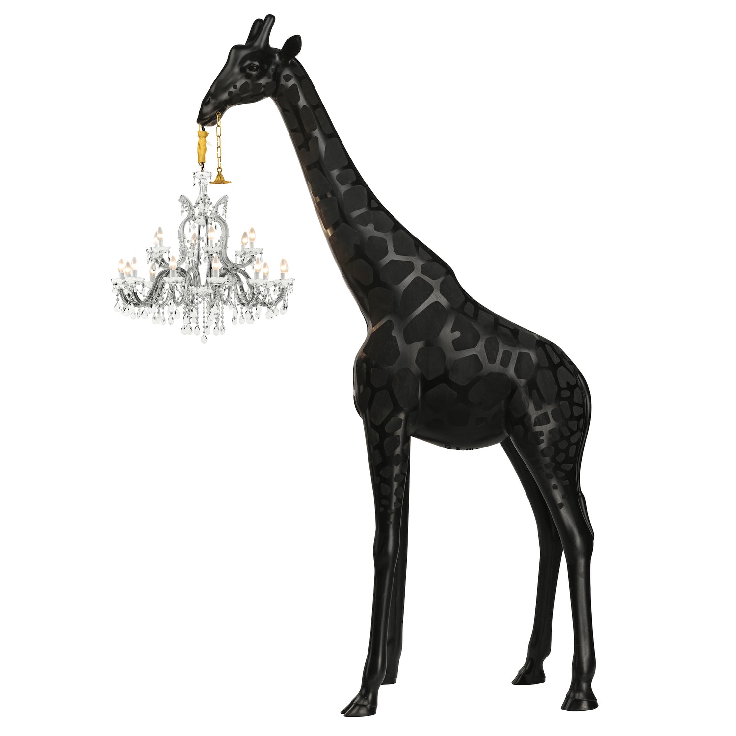 Giraffe in Love XL Indoor, H 4 metros - blanco o negro