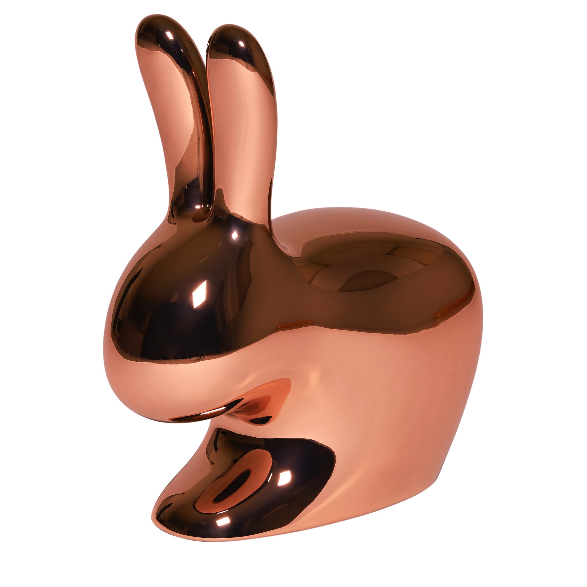 Stuhl Rabbit Chair Metal Finish in Kupfer