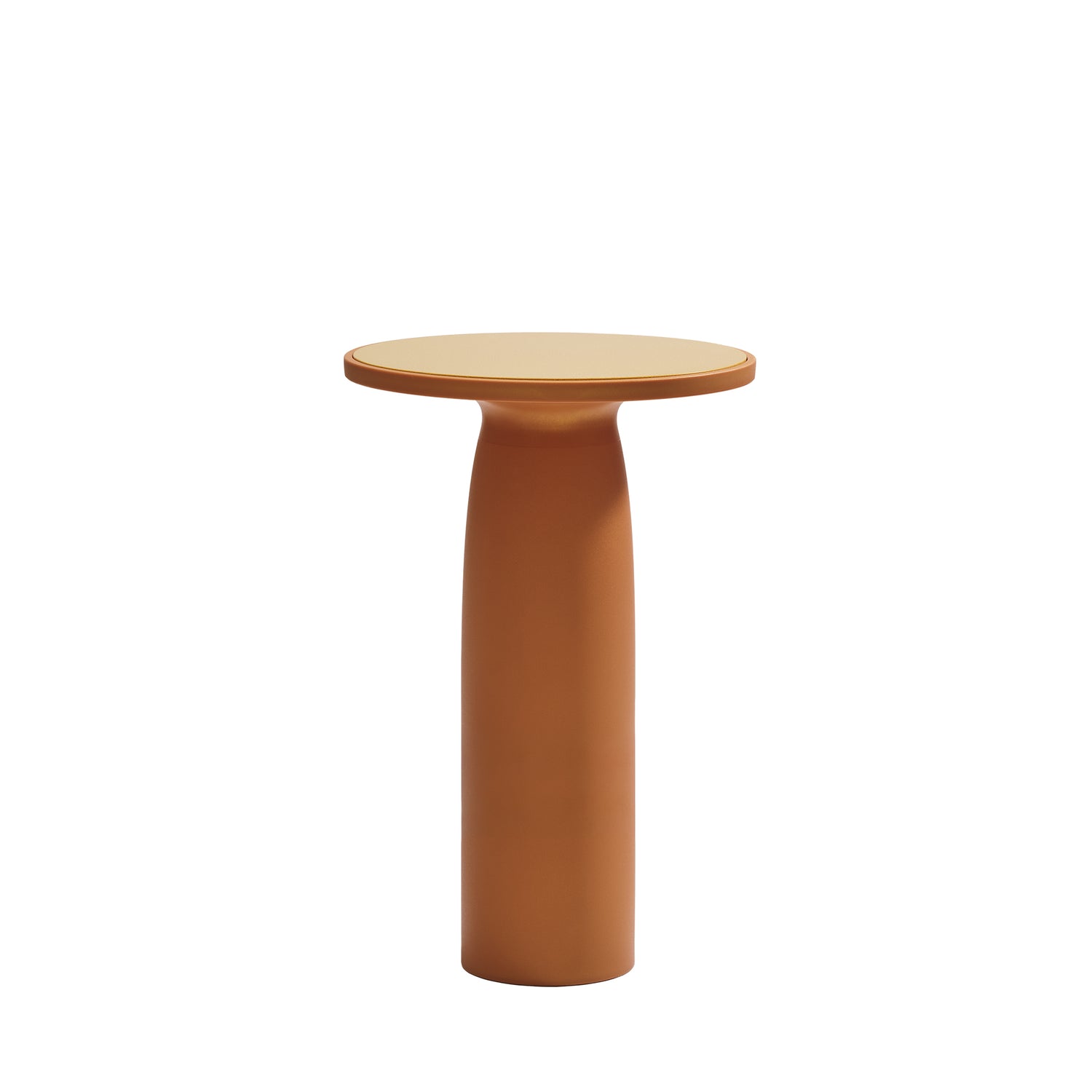 Tisch TOTO – H107 cm der Marke Qeeboo in Glitter Mango