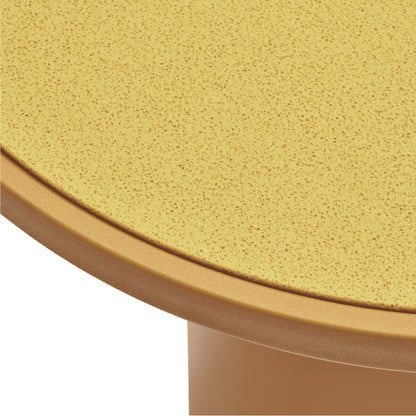 Tisch TOTO – H75 cm der Marke Qeeboo in Glitter Mango