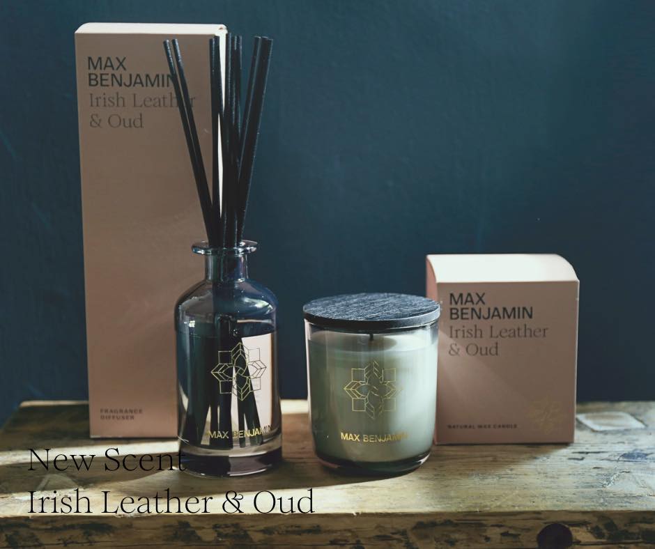 Raumduft und Duftkerze IRISH LEATHER & OUD