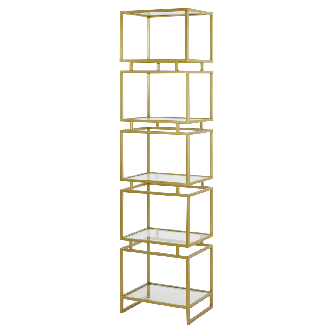 Antik-bronzenes Regal "Lucambo" von Light & Living.