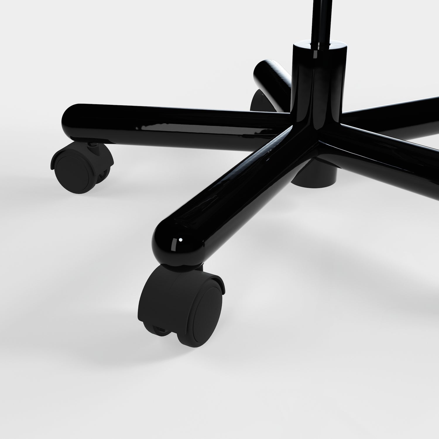 Bürostuhl Rollen schwarz von Tom Dixon