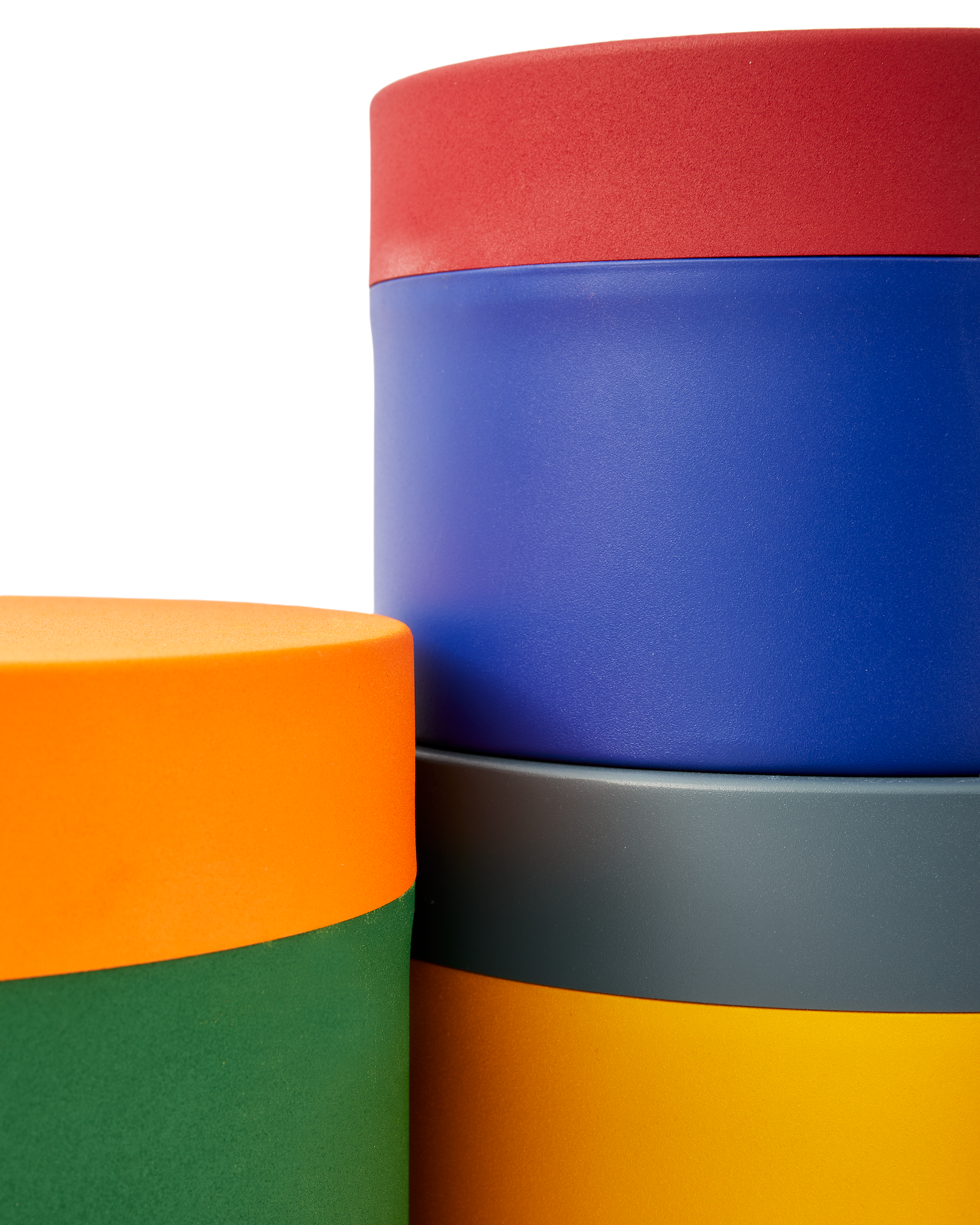 Round Metal Caps and Jars – Aufbewahrungsdosen Set aus Metall in Multicolor (3er-Set)