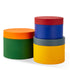 Round Metal Caps and Jars – Aufbewahrungsdosen Set aus Metall in Multicolor (3er-Set)