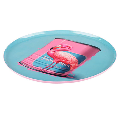 Dekotablett FLAMINGO blau