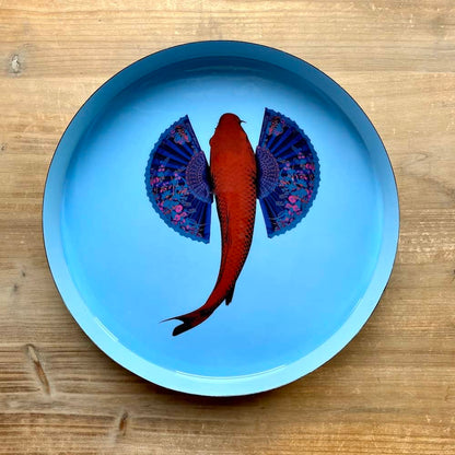 Tablett FISHKOÏ von GANGZAI mit Fisch-Design