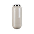 Vase SAIGON M in sandstone/ silber 30 cm